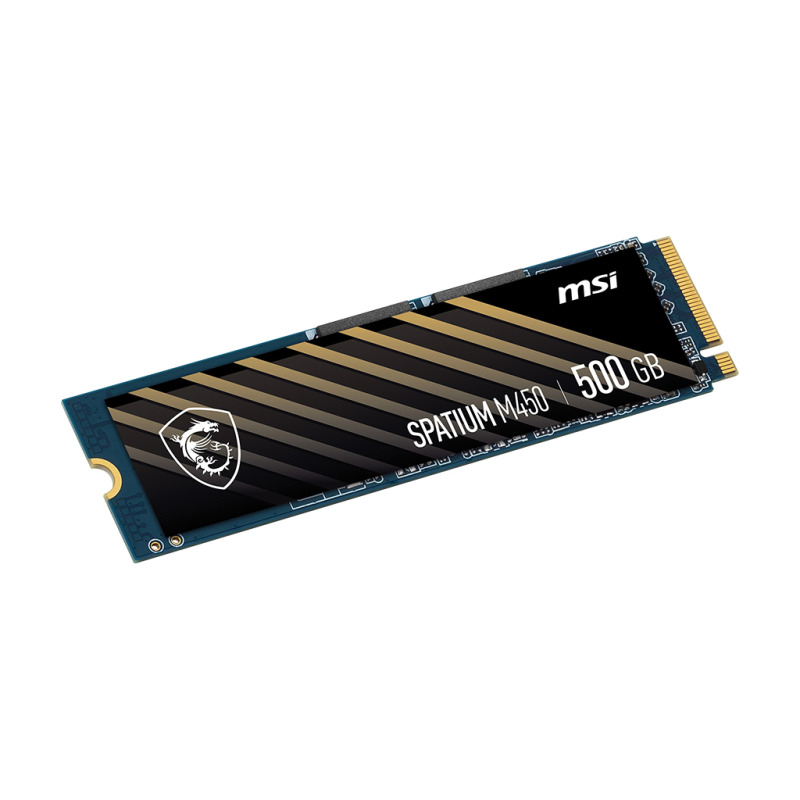 UNIDAD DE ESTADO SOLIDO SSD INTERNO MSI SPATIUM M450 500 GB M.2 2280 PCIE GEN4X4, NVME 1.4 LEC 3600 / ESC 2300 MB/S SPATIUM M450 PCIE 4.0 NVME M.2 500GB  image 2